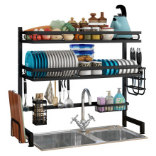 Amazon Adjustable Dish Rack Ragour cuisine Organisation Espace de stockage Économiseur d&#39;épargne Table Voleur Doudeur Rack Dish Rack